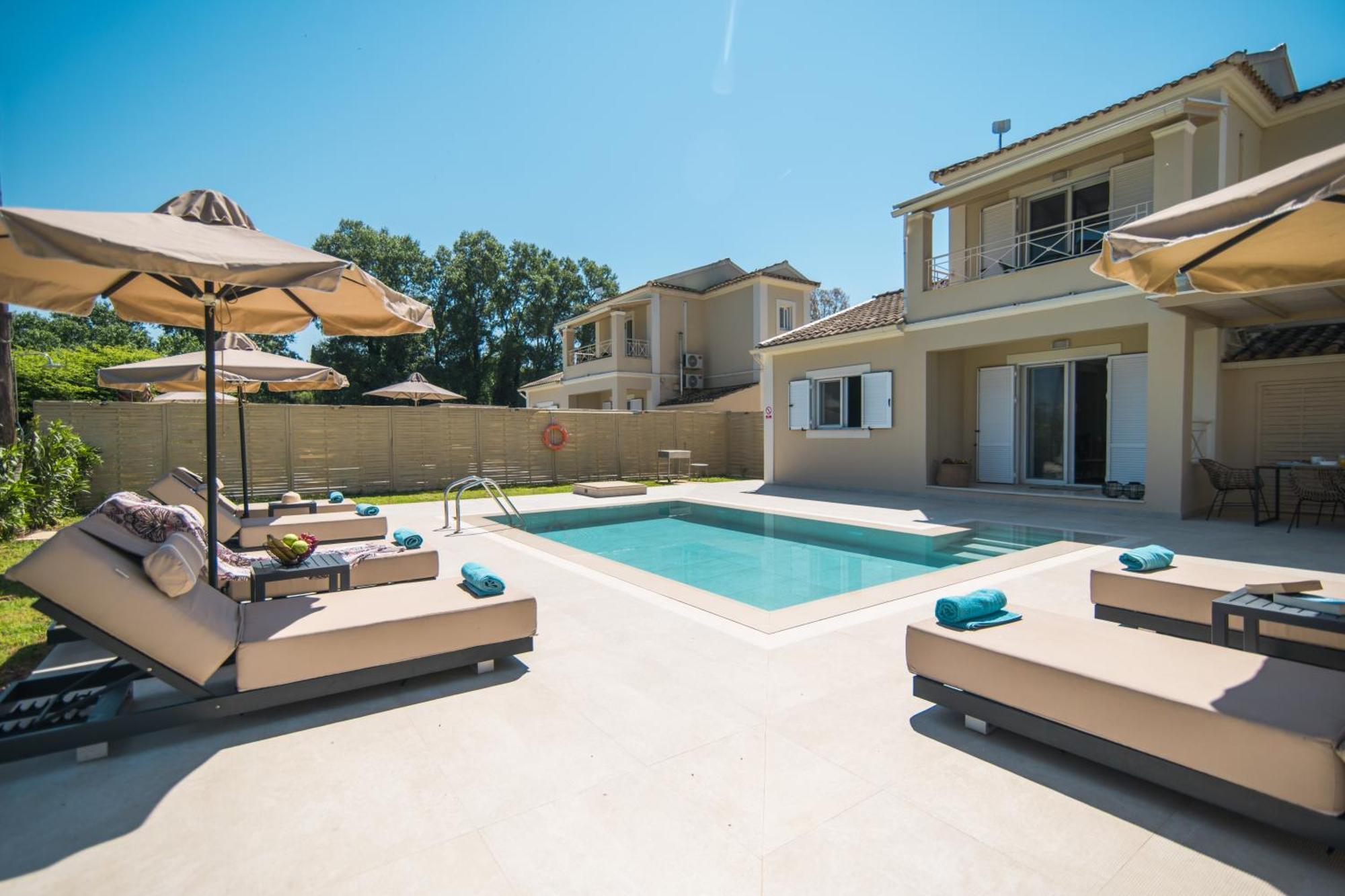 My Corfu Luxury Villa With Private Pool Сідарі Екстер'єр фото