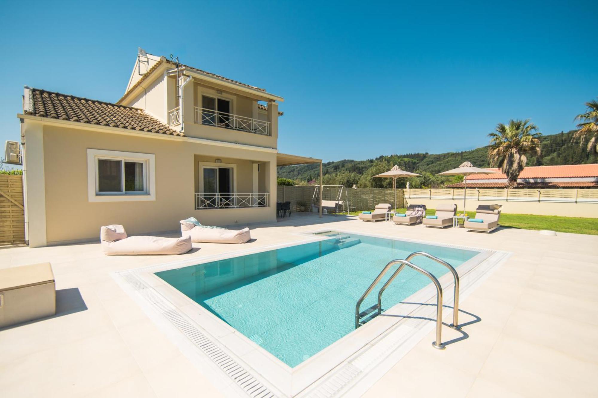 My Corfu Luxury Villa With Private Pool Сідарі Екстер'єр фото
