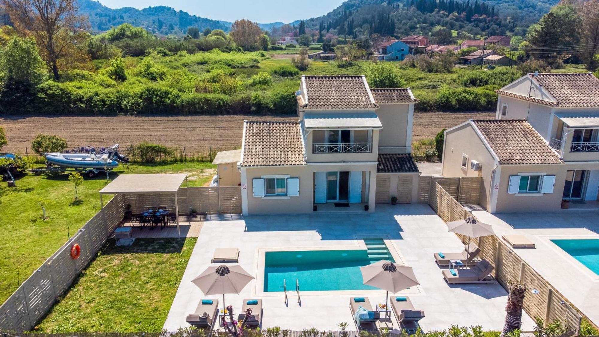 My Corfu Luxury Villa With Private Pool Сідарі Екстер'єр фото